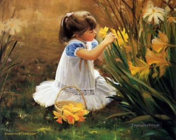 Lovely Little Girl 6 impresionismo Pinturas al óleo